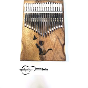 تصویر کالیمبا طرح گربه Kalimba