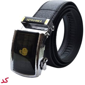 تصویر کمربند ریلی (قفلی) چرم کد 2 