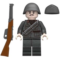 تصویر لگو جنگ جهانی | مینی فیگور سرباز ایتالیایی N644 