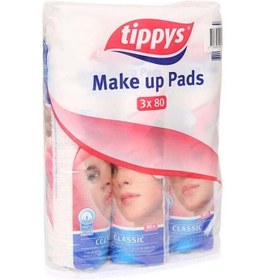 تصویر بسته ۳ عددی پد آرایشی (۳x۸۰ سانتی‌متر) برند tippys Pack Of 3 Make Up Pads (3x80 cm)