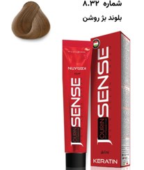 تصویر رنگ مو جورین سنس بلوند بژ روشن شماره 8.32 