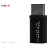 تصویر تبدیل Verity A301 OTG MicroUSB To Type-C Verity A301 OTG MicroUSB To Type-C Adapter