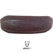 تصویر کمربند بدنسازی چرم – کمربند پاورلیفتینگ چرم حرفه ای 