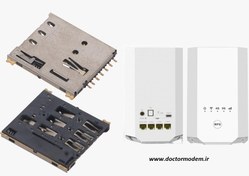 تصویر سوکت سیمکارت مودم du مدل X28 X28