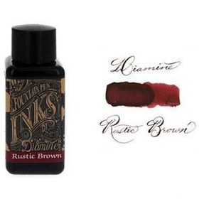 تصویر نمونه جوهر خودنویس Diamine rustic brown 