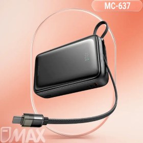 تصویر پاوربانک مک‌دودو مدل MC-637 ظرفیت 20000 میلی‌آمپر ساعت Mcdodo MC-637 20000mAh Power Bank