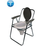 تصویر توالت فرنگی مبله تاشو گالوانیزه سرو پیکر توس مبله