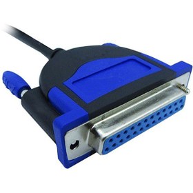 تصویر تبدیل USB به 25 پین ماده پارالل V-01 ا V-01 USB to DB25 Parallel Printer Cable V-01 USB to DB25 Parallel Printer Cable