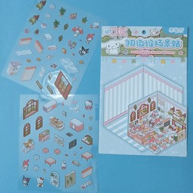 تصویر استیکر سه بعدی 