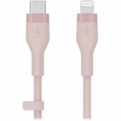 تصویر کابل 1 متری Type C به Lithghning بلکین CAA009bt1MPK Belkin CAA009bt1MPK Lithghning to Type C Charging Cable