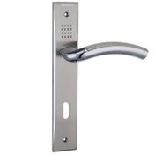 تصویر دستگیره در چوبی خالدار کروم 