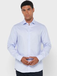 تصویر پیراهن مردانه عادی فیت اسنشیال برند mango man Essential Regular Fit Shirt