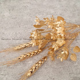 تصویر دسته گل شکوفه و گندم 