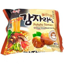 تصویر نودل سیب زمینی و سبزیجات potato ramen