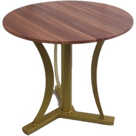 تصویر میز پایه فلزی مدل کارین - 70* table karin