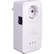 تصویر محافظ ولتاژ فروزش مدل FR140 ارت دار تک خانه 