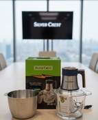 تصویر خردکن سیلور کرست Silver Crest دو کاسه 3.8 لیتری | 6 تیغه استیل 1800 وات 