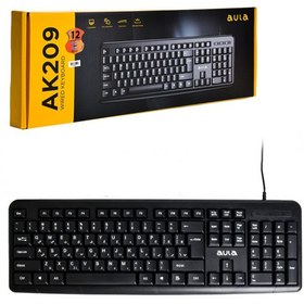 تصویر کیبورد سیمدار AULA AK209 