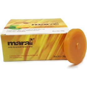 تصویر موم وکس عسلی سکه ای MARAL ا Maral Hair Remover Honey Wax Warm Maral Hair Remover Honey Wax Warm