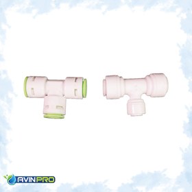 تصویر سه راه سه سر فیتینگی نیمه صنعتی 