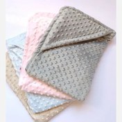 تصویر پتو دورپیچ نوزادی مخمل حبابی 