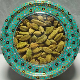 تصویر ظرف خاتم هل اکبر 100 گرم 100 grams of cardamom