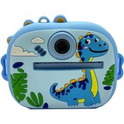 تصویر دوربین چاپ سریع مدل دایناسور Quick print camera