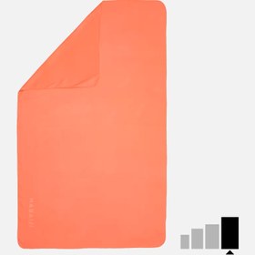 تصویر حوله نابایجی مایکروفایبر دکتلون - مرجانی Nabaiji Microfiber Towel - XL - Coral Color - 110 X 175 cm 