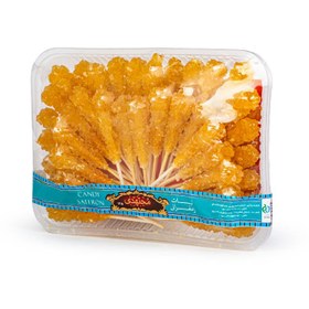 تصویر نبات زعفرانی نی دار 1 کیلویی مجتهدی 