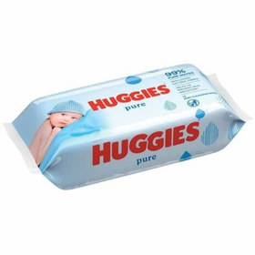 تصویر دستمال مرطوب و پاک کننده کودک هاگیز HUGGIES بسته 56 عددی 