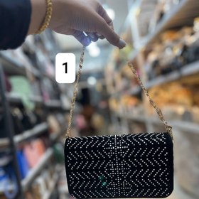 تصویر کیف زنانه نگین دار - طرح 