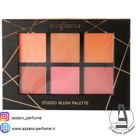 تصویر پالت رژگونه شش رنگ پروفیوژن Profusion PROFUSION Cosmetics BLUSH PALETTE