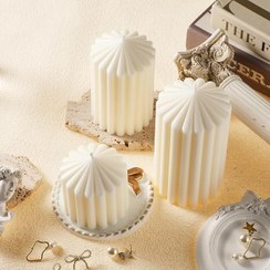 تصویر شمع استوانه‌ای شیاردار درشت 