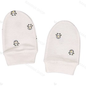 تصویر دستکش نوزاد طرح پنگوئن بیبی فورلایف Baby4life 