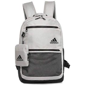 تصویر کوله پشتی آدیداس طوسی مشکی Adidas Backpack Grey Black 