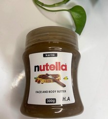 تصویر کره بدن نوتلا nutella body butter