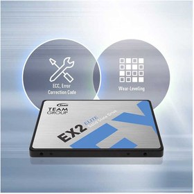 تصویر SSD اینترنال تیم گروپ 1TB EX2 SATA 1TB / 2.5 inch / SATA 6Gb/s / 550 MB/s520 MB/s