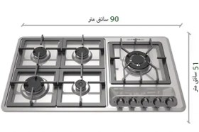 تصویر گاز صفحه ای استیل رابیتس مدل RS-515 