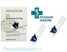 تصویر نوار تست قند خون بایونیم پلمپ تاریخ دار - 2026/07 Bionim