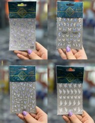 تصویر لنز طراحی ناخن برجسته ۵ بعدی سایز کوچک 