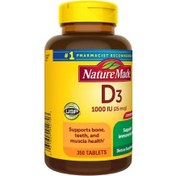 تصویر ویتامین د3 نیچرمید Vitamin D3 1000 IU (25 mcg) Tablets Nature Made 