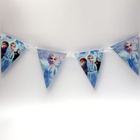 تصویر ریسه پرچمی تولد تم السا بسته 10 عددی 