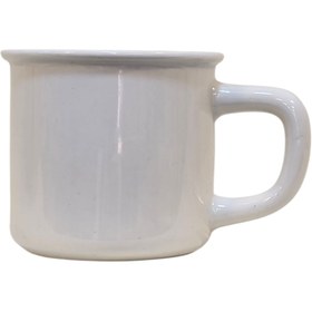 تصویر ماگ سرامیکی سفید ساده 