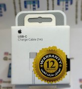 تصویر کابل شارژ دو سر تایپ سی اپل/آیفون Apple USB-C to USB-C اورجینال 