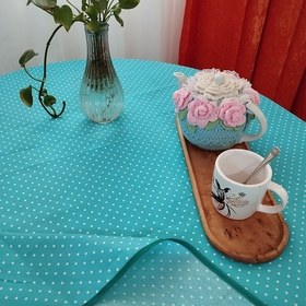 تصویر سفره پارچه ای جود آرت دولایه ضد آب سایز ۱۰۰ در ۱۰۰ 