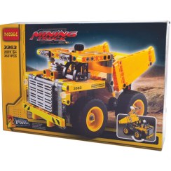 تصویر لگو ساختنی DECOOL – مدل کامیون معدن‌کاری (3363) با قابلیت ساخت دو مدل 