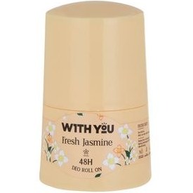 تصویر مام رول ضد تعریق مدل Fresh Jasmine حجم 50میل ویت یو With You Fresh Jasmine Deo Roll On 50ml