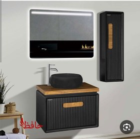 تصویر کابین و سنگ روشویی 