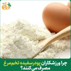 تصویر پودر سفیده تخم مرغ 