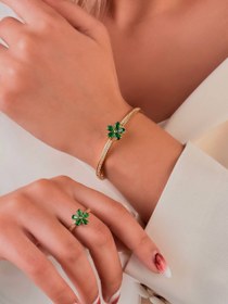 تصویر ست : انگشتر - بنگل Ring + Bangle